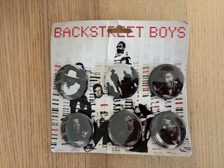 Lote merchandising Backstreet Boys tour DNA