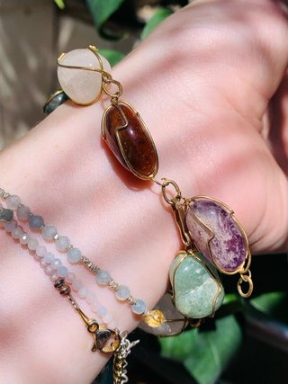 Pulsera Vintage Minerales Años 90