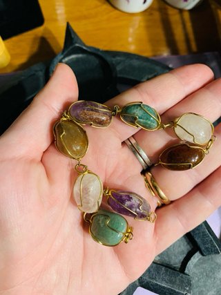 Pulsera Vintage Minerales Años 90