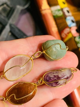 Pulsera Vintage Minerales Años 90