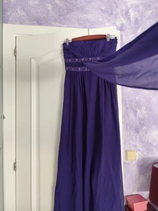 Vestido de fiesta morado talla 38