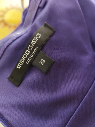 Vestido de fiesta morado talla 38