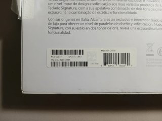 Microsoft Signature Type Cover Alcantara Gris 1840