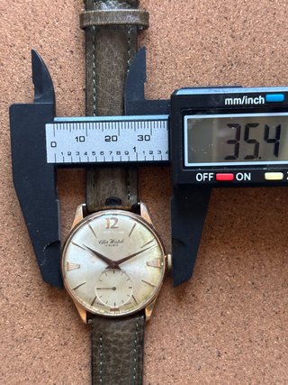 Reloj Cler Watch Suizo Vintage Esfera Envejecida
