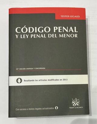 Código penal y Ley penal del menor