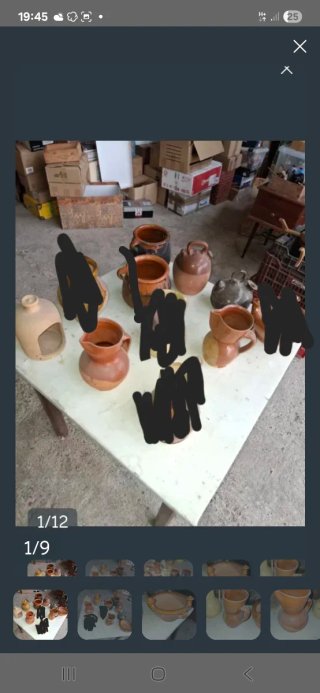 Botijos retro de barro y otros antiguos MBM