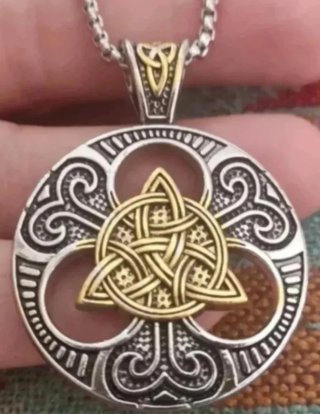 Collar MACIZO  Celta Nudo Infinito VIKINGO