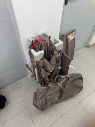 Cuna de viaje plegable