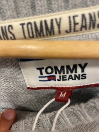 Tommy Jeans Grey Crewneck Sweater Classic...