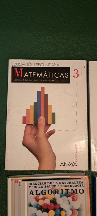Libros de Matemáticas para ESO y Bachillerato