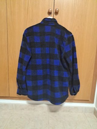 Camisa Levi's borrego cuadros azul/negro Talla M