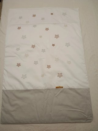 Conjunto Nórdico y Protector Minicuna Estrellas