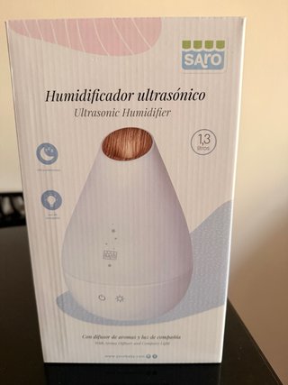Humidificador Ultrasónico Saro Blanco