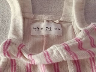 Pack peto y vestido Lefties niña 7-8 Años (128 cm)