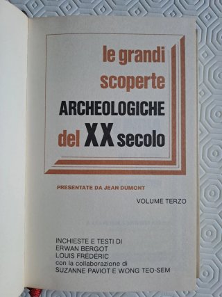 Volumi : Le grandi scoperte archeologiche