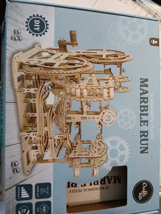 Circuito de Canicas de Madera Marble Run