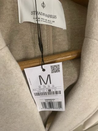 Abrigo beige mujer