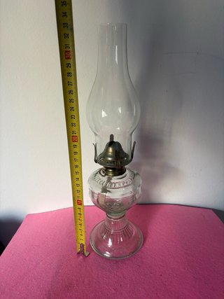 Antigua lámpara quinque de petróleo