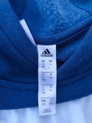 Sudadera Adidas Core 18 con capucha - Azul marino