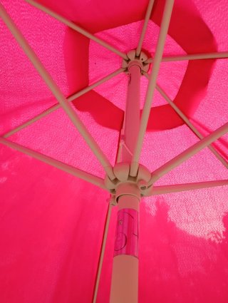 Sombrilla Fucsia de Tela