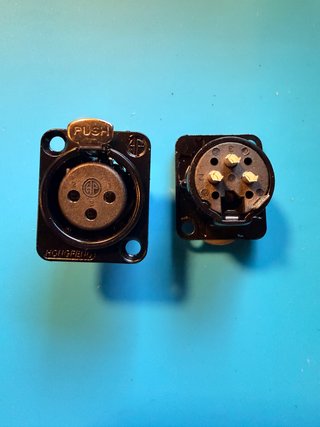 Connettori XLR da pannello – 2 pezzi