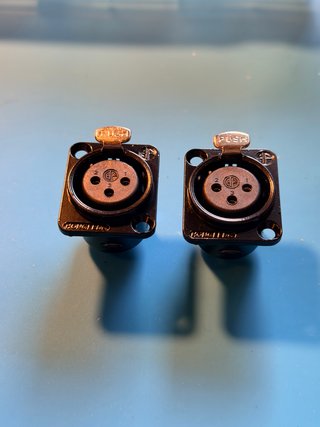 Connettori XLR da pannello – 2 pezzi