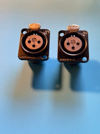 Connettori XLR da pannello – 2 pezzi