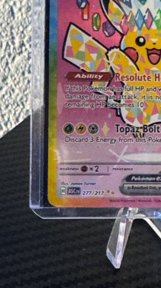 Pikachu ex (ASC 277) Inglés