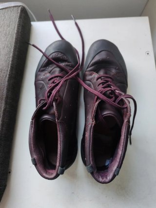 Botas niña Camper negro granate oscuro