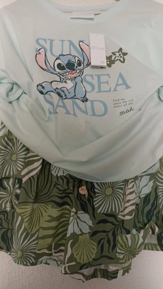 Pijama Verano Stitch
