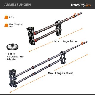 Walimex pro 1021651 | Carbon Camera Jib Traveller