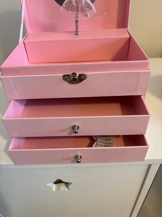Joyero infantil conejita rosa