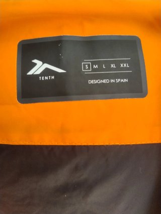 Chaqueta Tertir naranja y negra Talla S