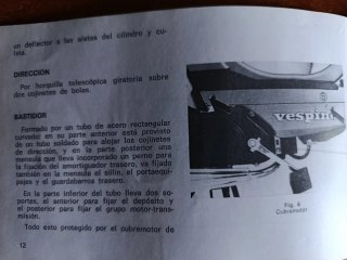 Vespino SC Instrucciones de uso y entretenimiento