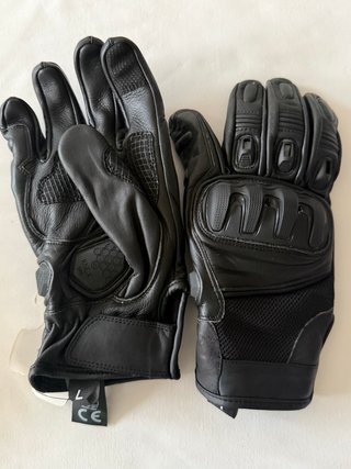 Guantes de moto Knox negros talla  S M L XL XXL