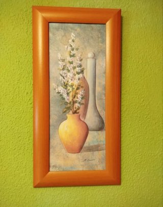 Cuadros decorativos  en conjunto de jarrones