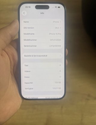 iPhone 15 Pro Negro