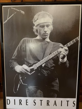 Póster Dire Straits Mark Knopfler Enmarcado