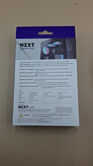 Ventilador NZXT F120 RGB Core 2724