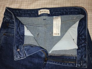 Jeans acampanados cargo mujer