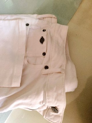 Vaqueros hombre Pull&Bear blancos T.48. Nuevos.