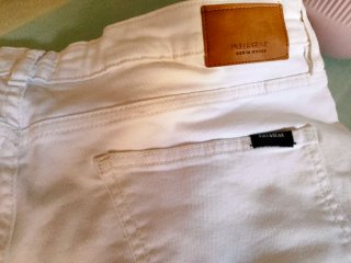 Vaqueros hombre Pull&Bear blancos T.48. Nuevos.
