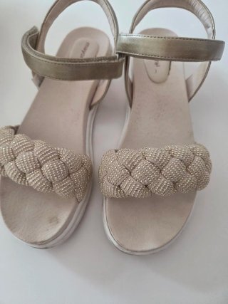Sandalias Mayoral niña Talla 38 Beige/Dorado