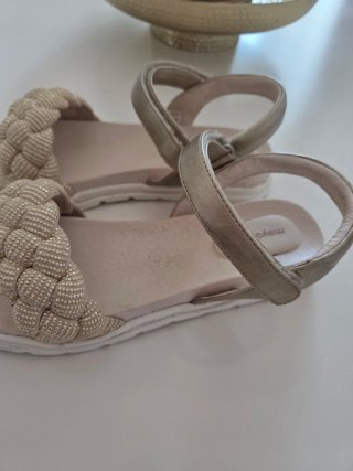 Sandalias Mayoral niña Talla 38 Beige/Dorado