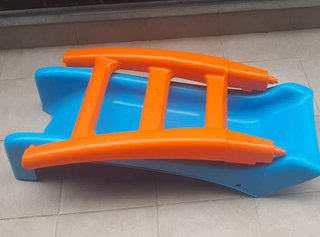 Tobogán Infantil Feber Azul y Naranja