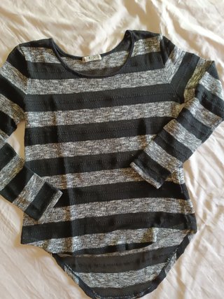 Jersey rayas horizontales mujer