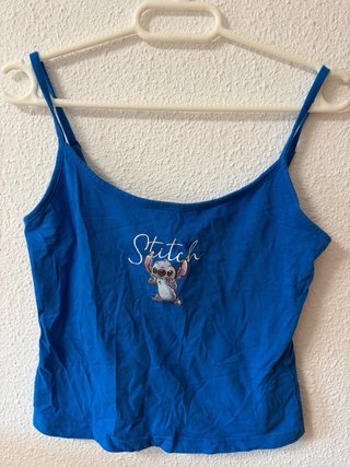 Camiseta tirantes Stitch Disney Talla S/M