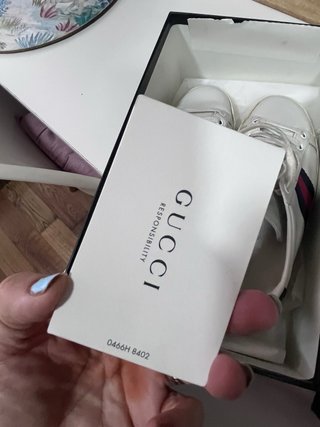 Zapatillas Gucci Blancas Rayas