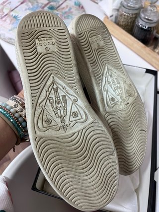 Zapatillas Gucci Blancas Rayas
