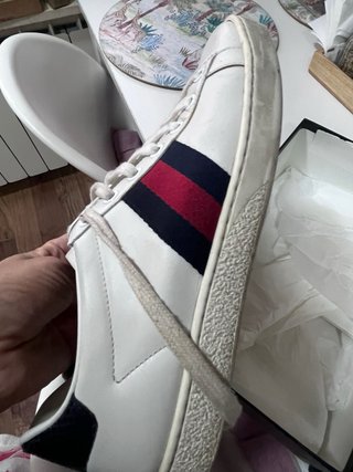 Zapatillas Gucci Blancas Rayas